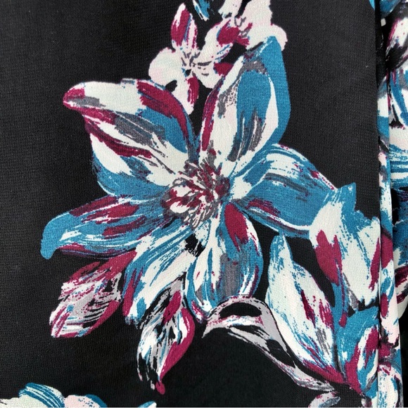 Time and Tru Dress Womens Floral Long Sleeve Sz. Small - Picture 2 of 9